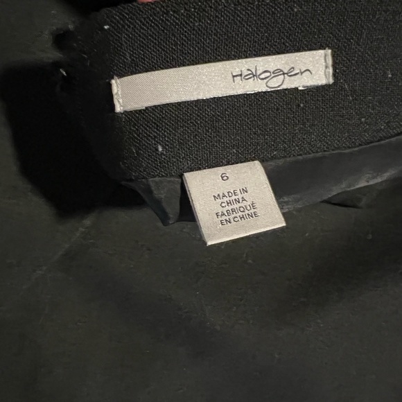 Halogen black pencil skirt with stripe detail - Picture 4 of 4